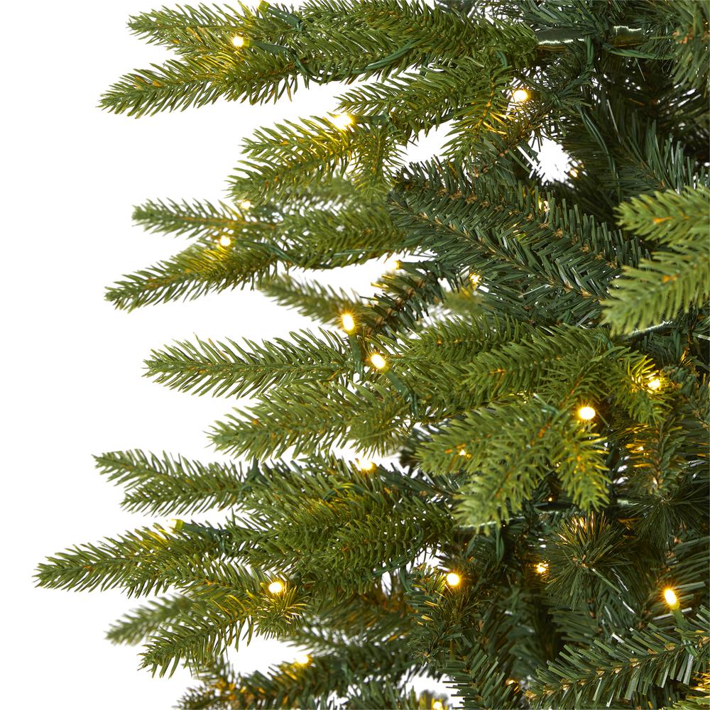 9ft. Belgium Fir Natural Look Artificial Christmas Tree. Picture 3