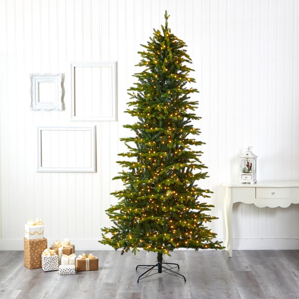 9ft. Belgium Fir Natural Look Artificial Christmas Tree. Picture 5