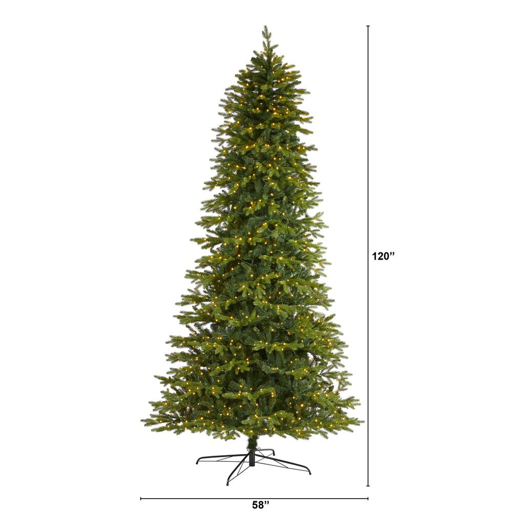 10ft. Belgium Fir Natural Look Artificial Christmas Tree. Picture 2