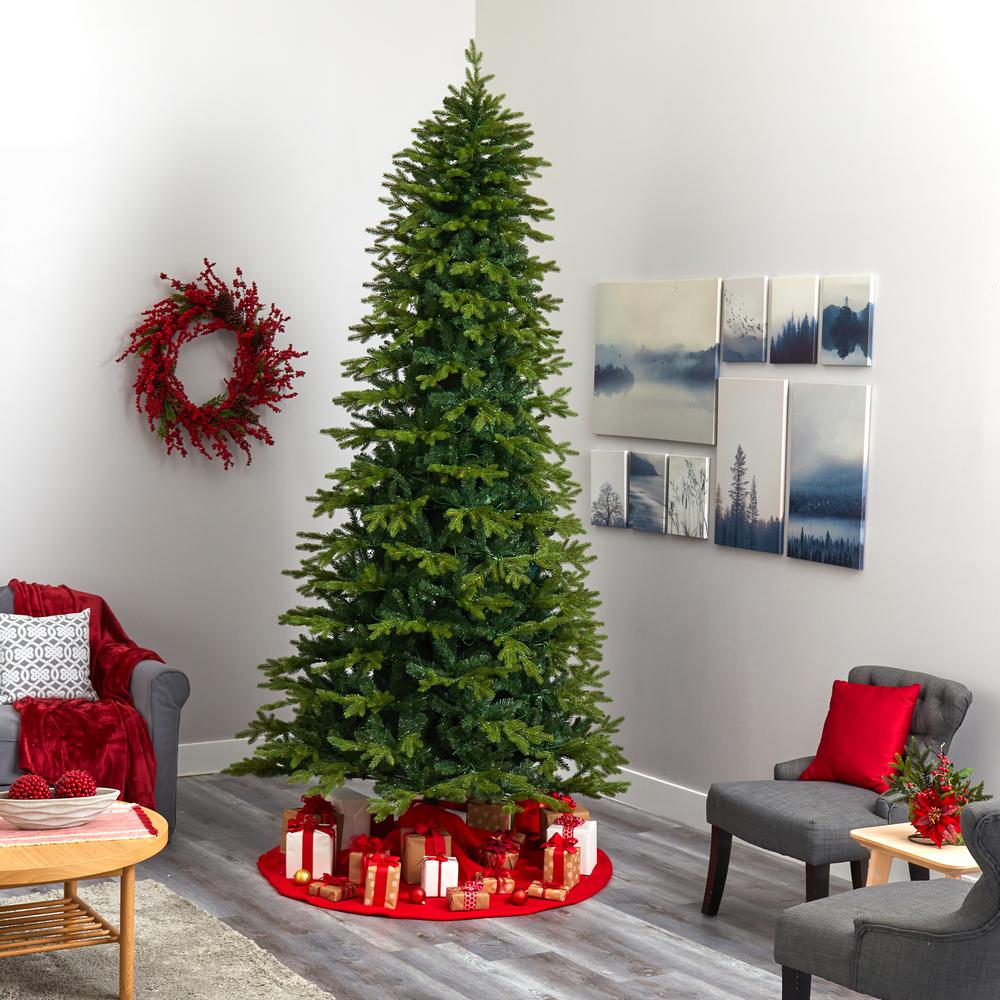 10ft. Belgium Fir Natural Look Artificial Christmas Tree. Picture 7