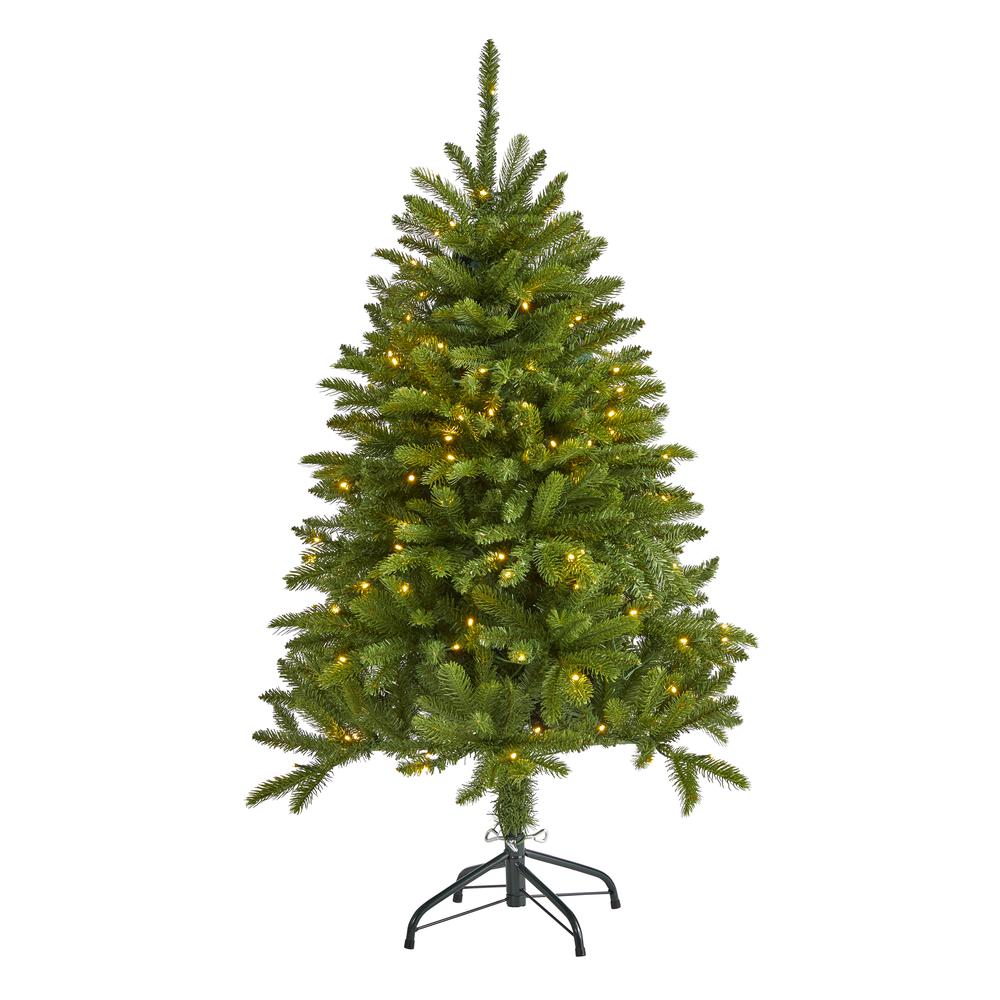 4ft. Sierra Spruce Natural Look Artificial Christmas Tree with 150 Clear LED Lights. Picture 3