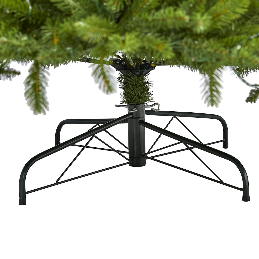 9ft. Sierra Spruce Artificial Christmas Tree with 1000 Clear LED Lights. Picture 4