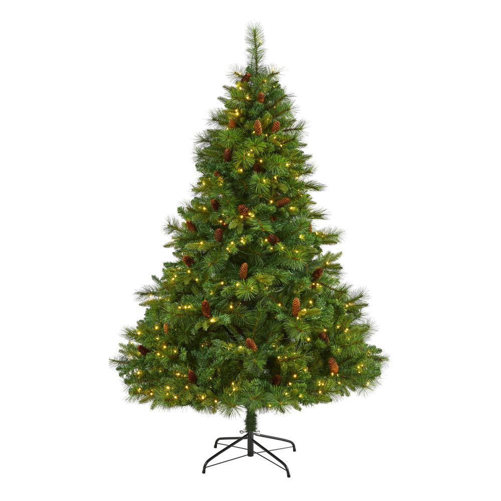 6ft. West Virginia Full Bodied Mixed Pine Artificial Christmas Tree. Picture 1