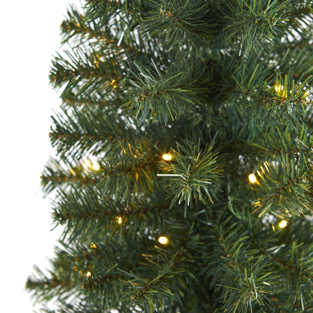 2ft. Green Artificial Christmas Tree with 35 LED Lights and 72 Bendable Branches. Picture 3