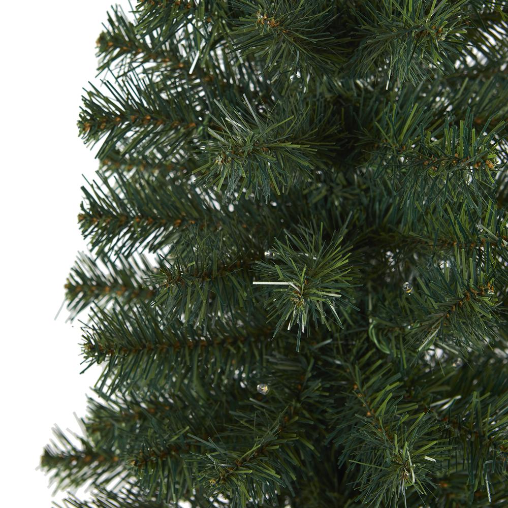 2ft. Green Artificial Christmas Tree with 35 LED Lights and 72 Bendable Branches. Picture 4