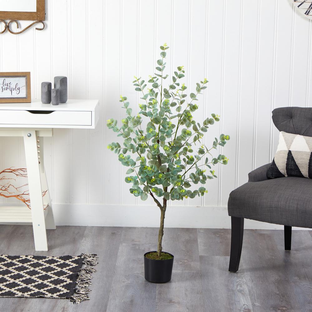 4ft. Eucalyptus Artificial Tree. Picture 4