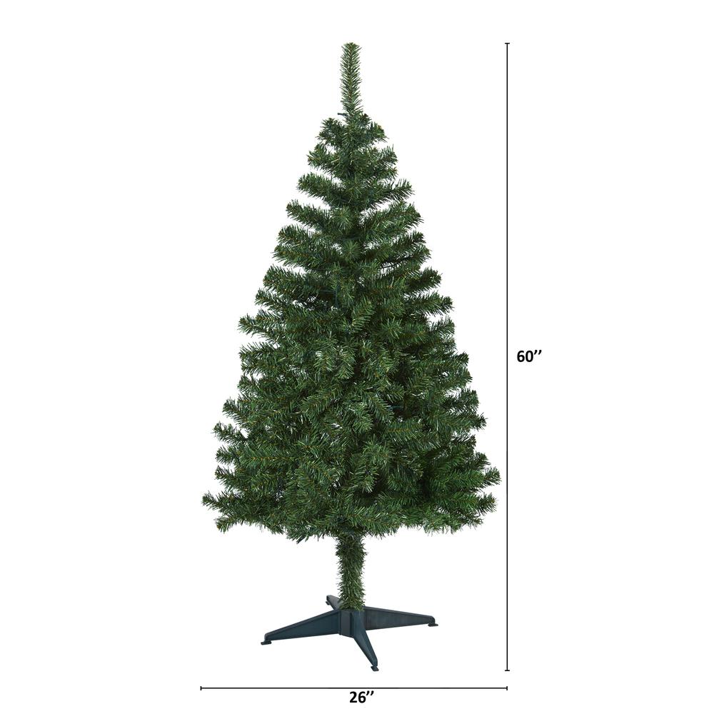 5ft. Northern Tip Pine Artificial Christmas Tree. Picture 1
