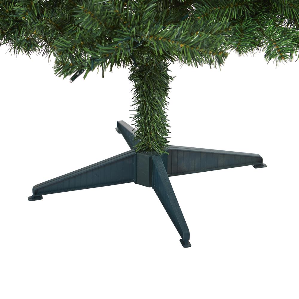 4ft. Northern Tip Pine Artificial Christmas Tree with 100 Clear LED Lights. Picture 2