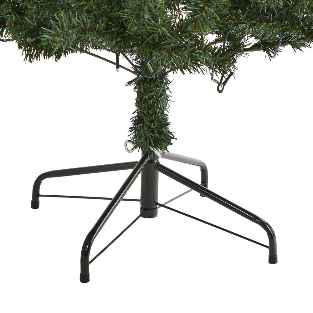 6ft. Northern Tip Pine Artificial Christmas Tree with 250 Clear LED Lights. Picture 3