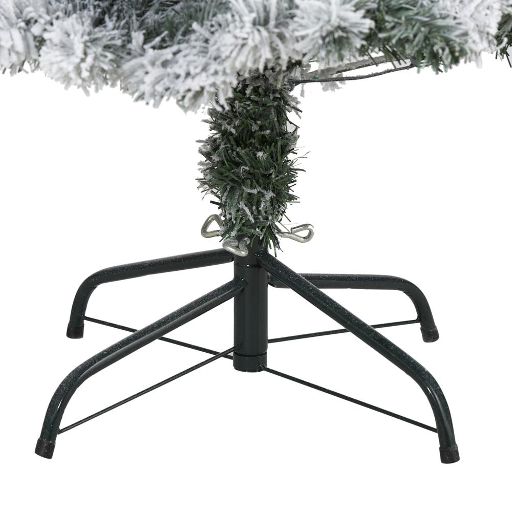 4ft. Flocked Rock Springs Spruce Artificial Christmas Tree. Picture 3
