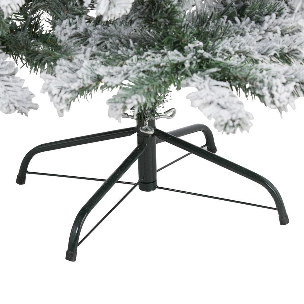 5ft. Flocked Rock Springs Spruce Artificial Christmas Tree. Picture 4