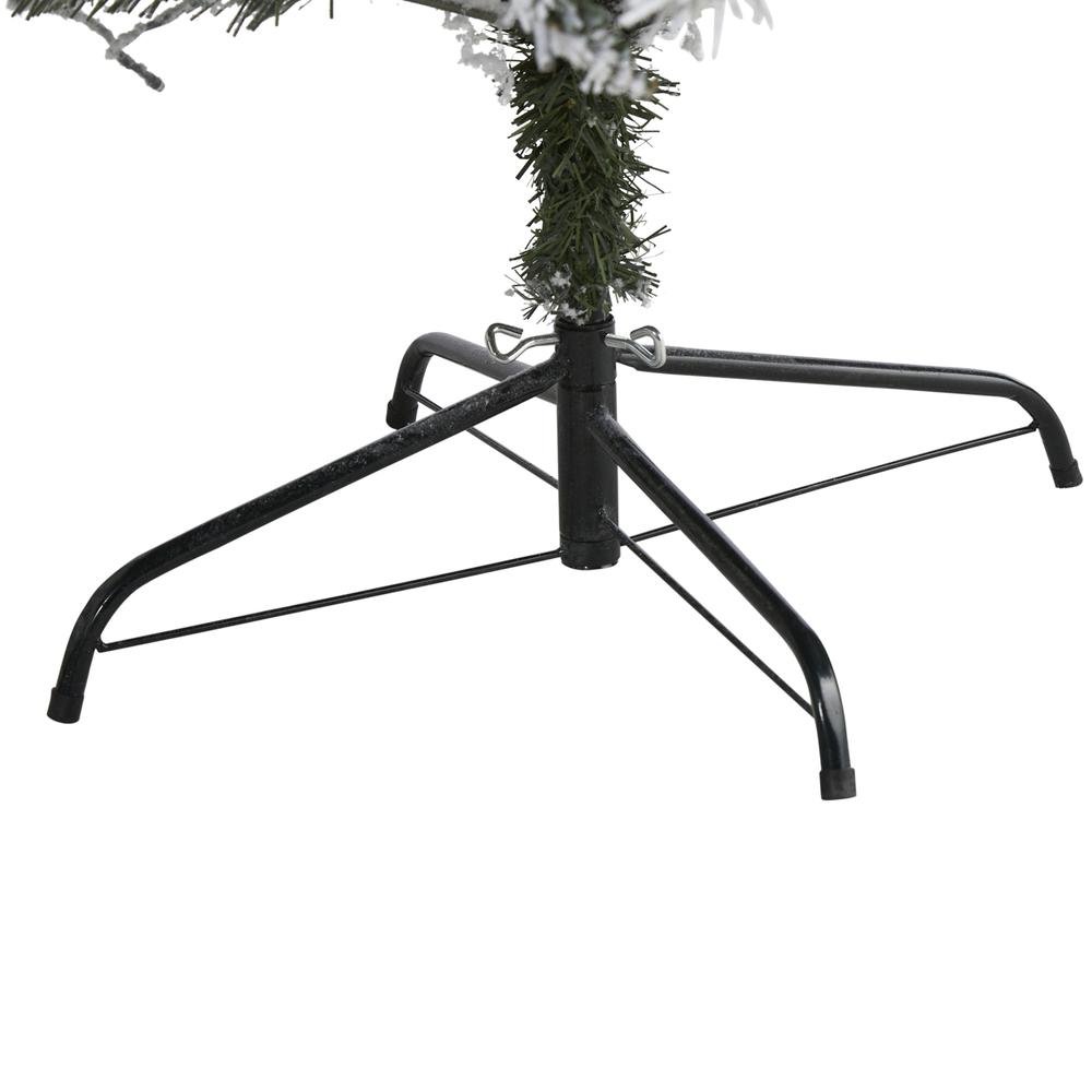 7ft. Flocked White River Mountain Pine Artificial Christmas Tree. Picture 3