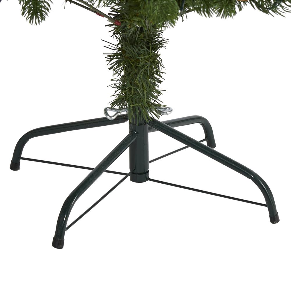 Rocky Mountain Spruce Artificial Christmas Tree with Pinecones. Picture 3