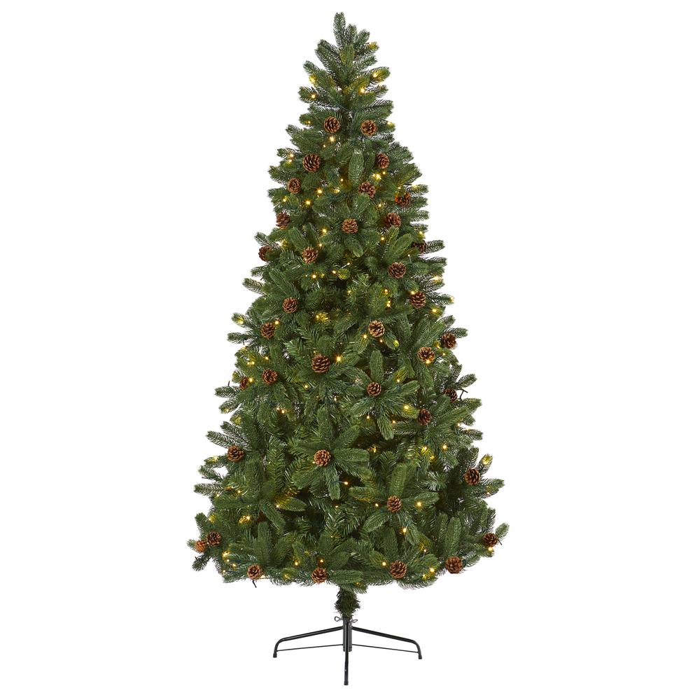 7.5ft. Rocky Mountain Spruce Artificial Christmas Tree. Picture 1