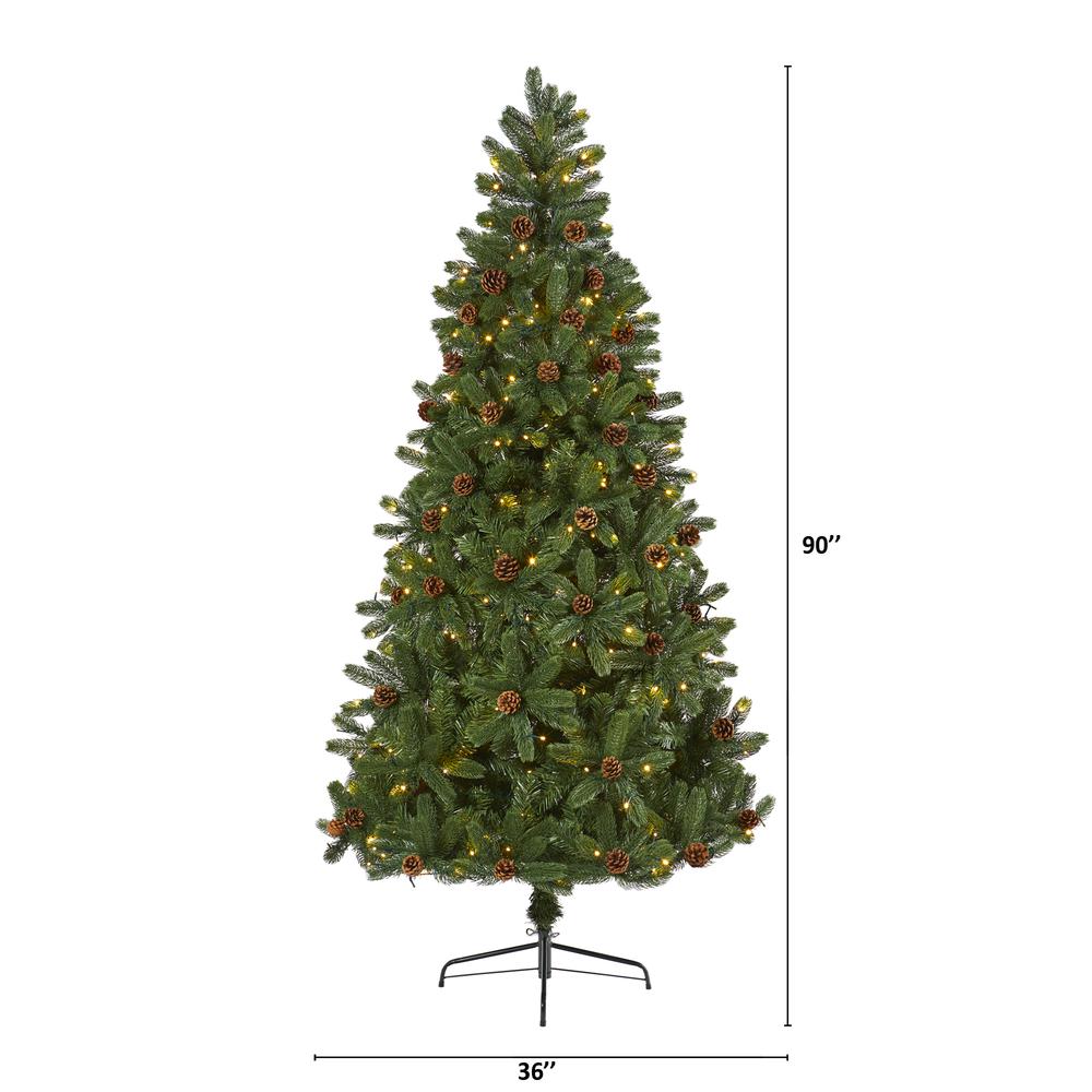 7.5ft. Rocky Mountain Spruce Artificial Christmas Tree. Picture 2