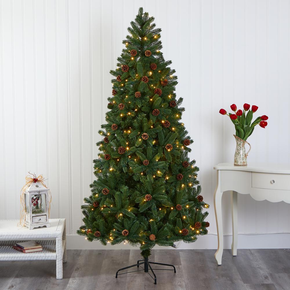 7.5ft. Rocky Mountain Spruce Artificial Christmas Tree. Picture 7