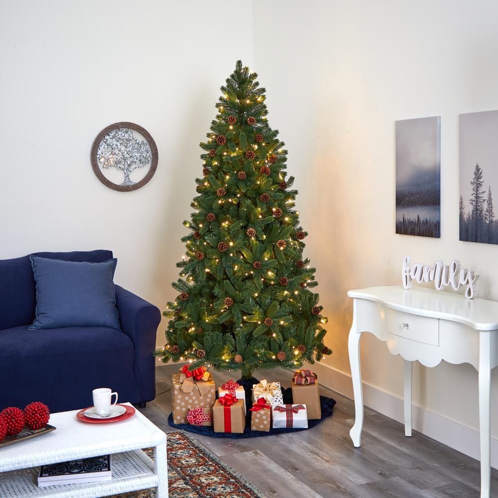 7.5ft. Rocky Mountain Spruce Artificial Christmas Tree. Picture 8