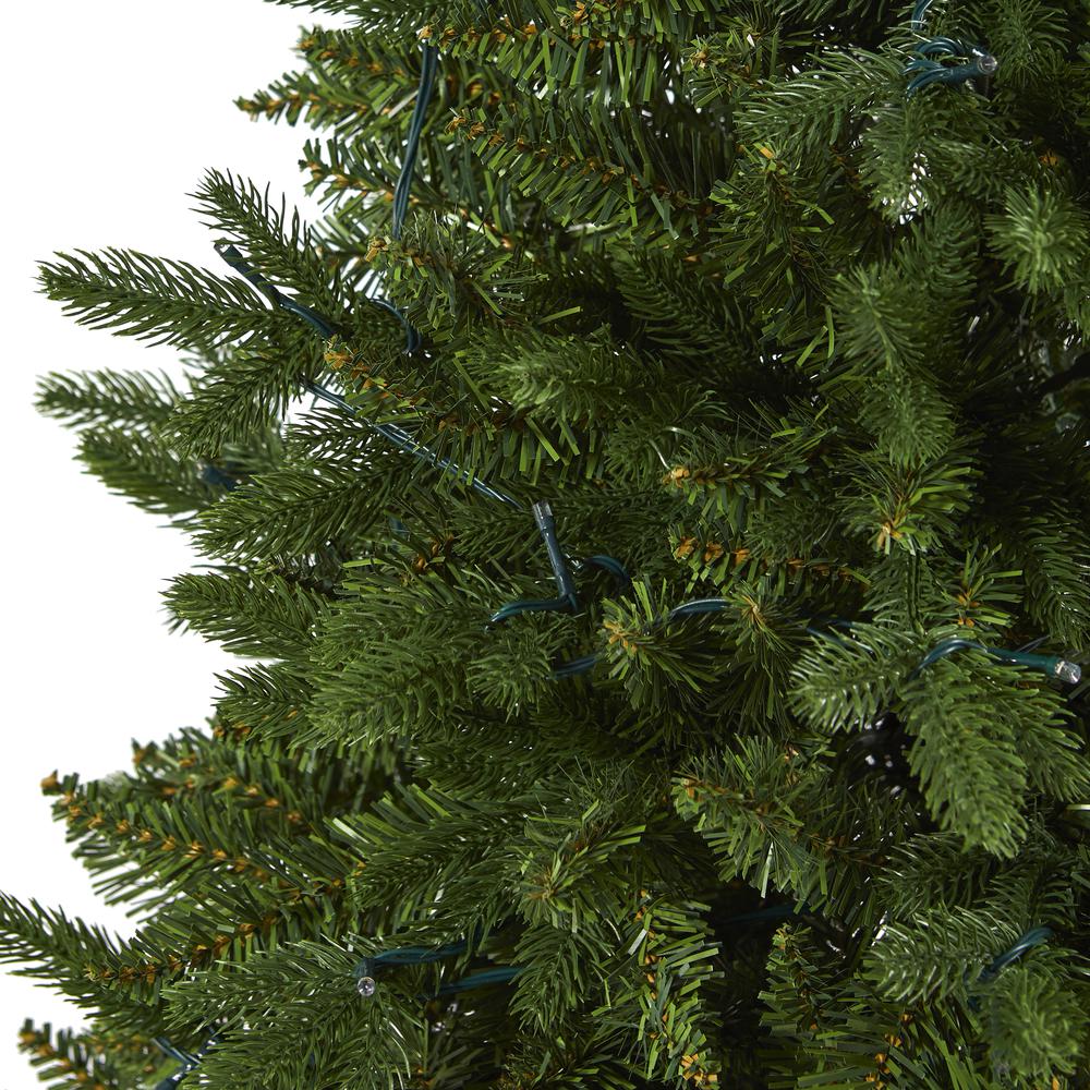 5ft. New Hampshire Fir Artificial Christmas Tree with 150 LED Lights. Picture 5