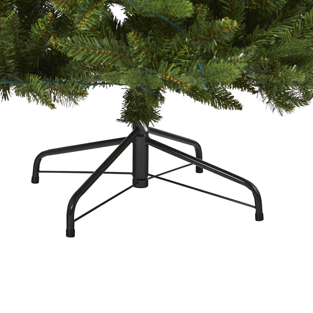 5ft. New Hampshire Fir Artificial Christmas Tree with 150 LED Lights. Picture 6