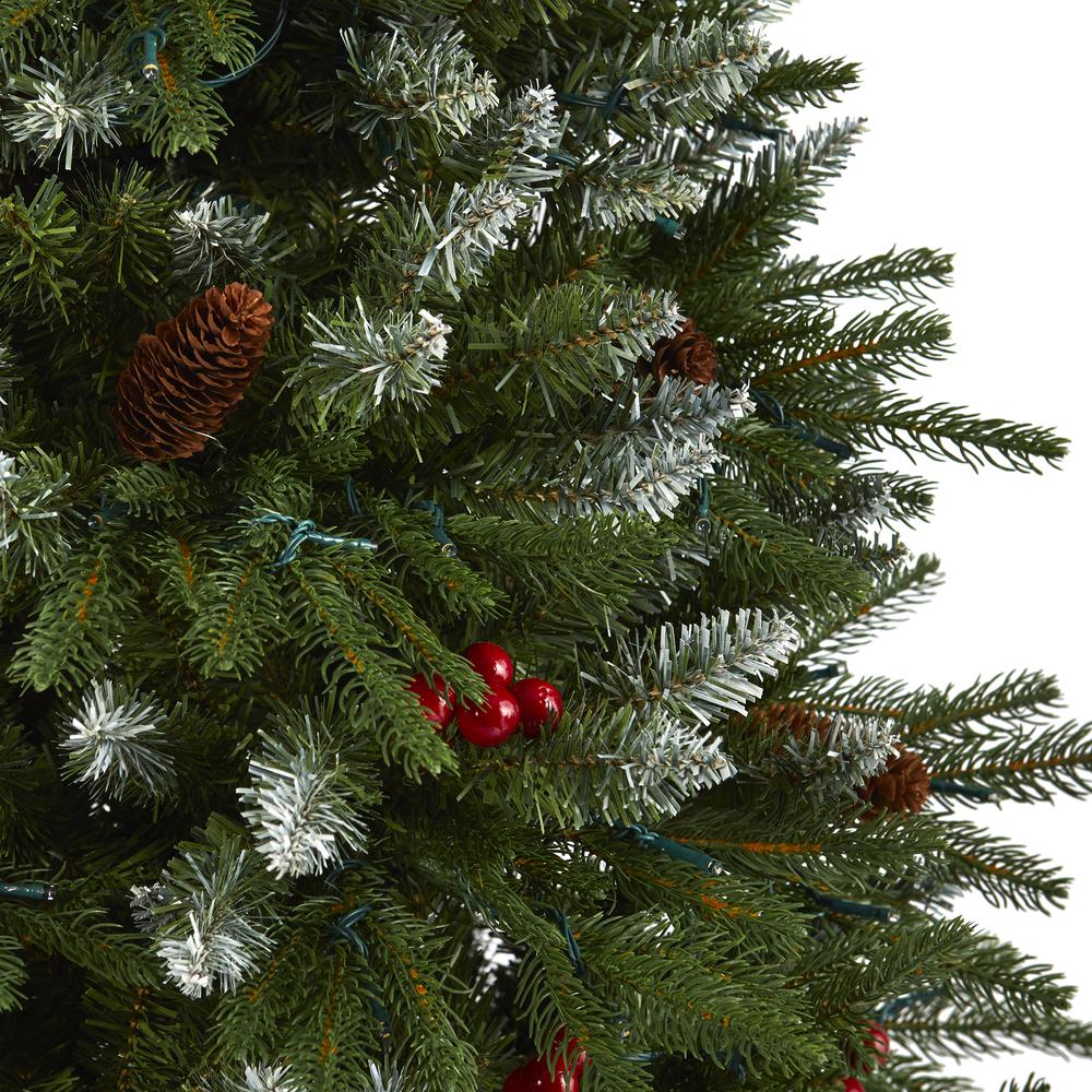 6ft. Snow Tipped Portland Spruce Artificial Christmas Tree. Picture 5