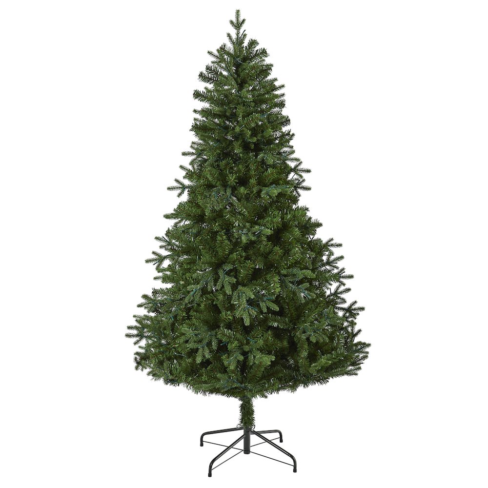 6ft. Vermont Fir Artificial Christmas Tree with 250 Clear LED Lights. Picture 3