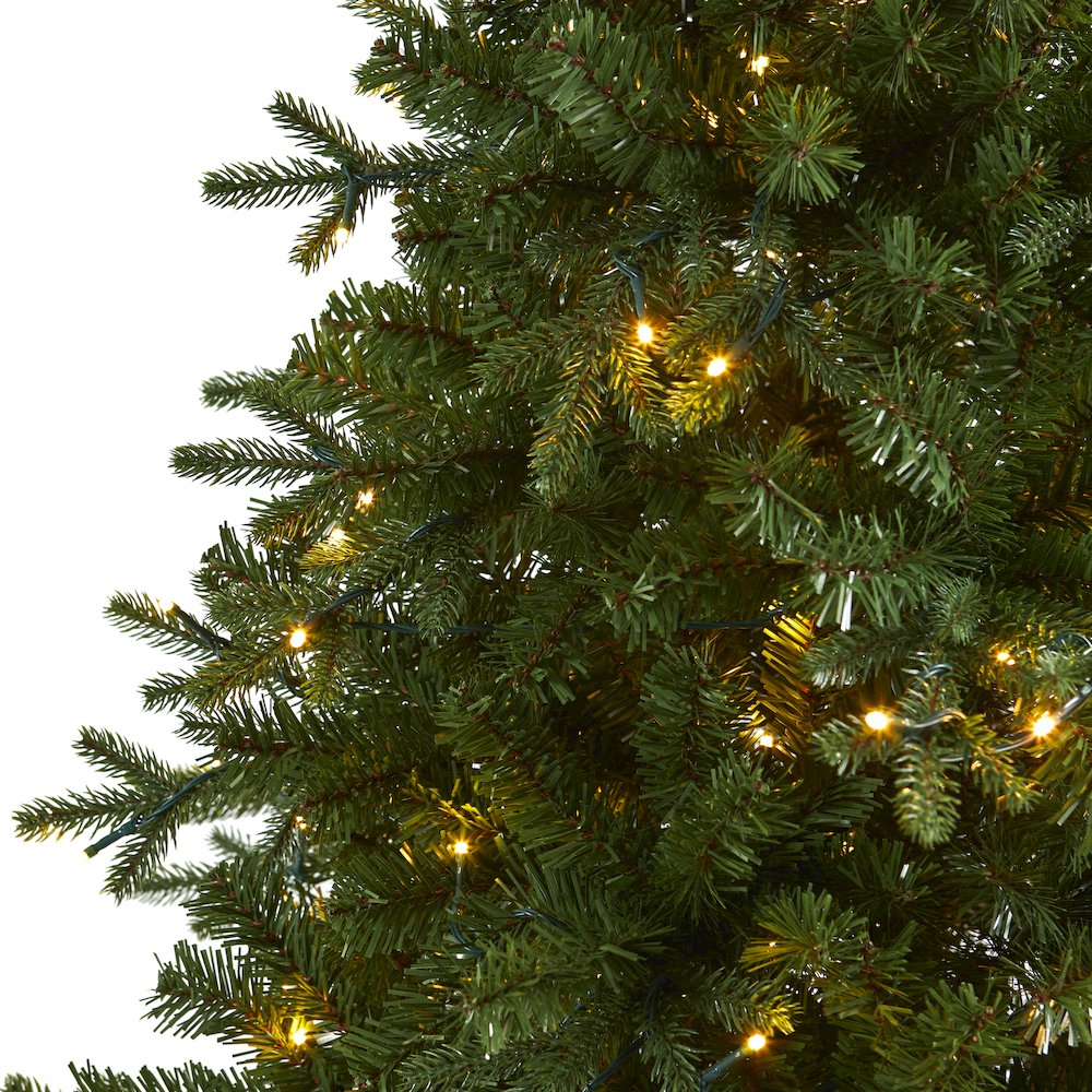 6ft. Vermont Fir Artificial Christmas Tree with 250 Clear LED Lights. Picture 4