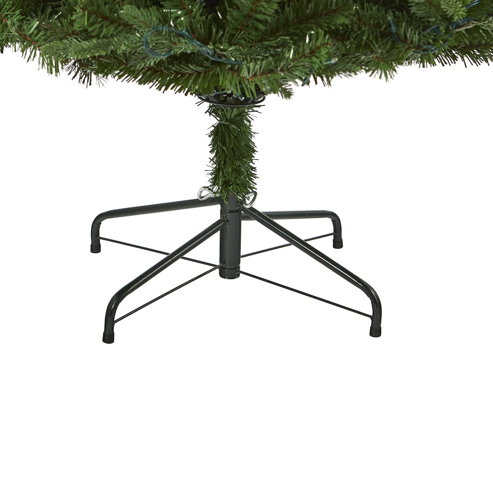 6ft. Vermont Fir Artificial Christmas Tree with 250 Clear LED Lights. Picture 6