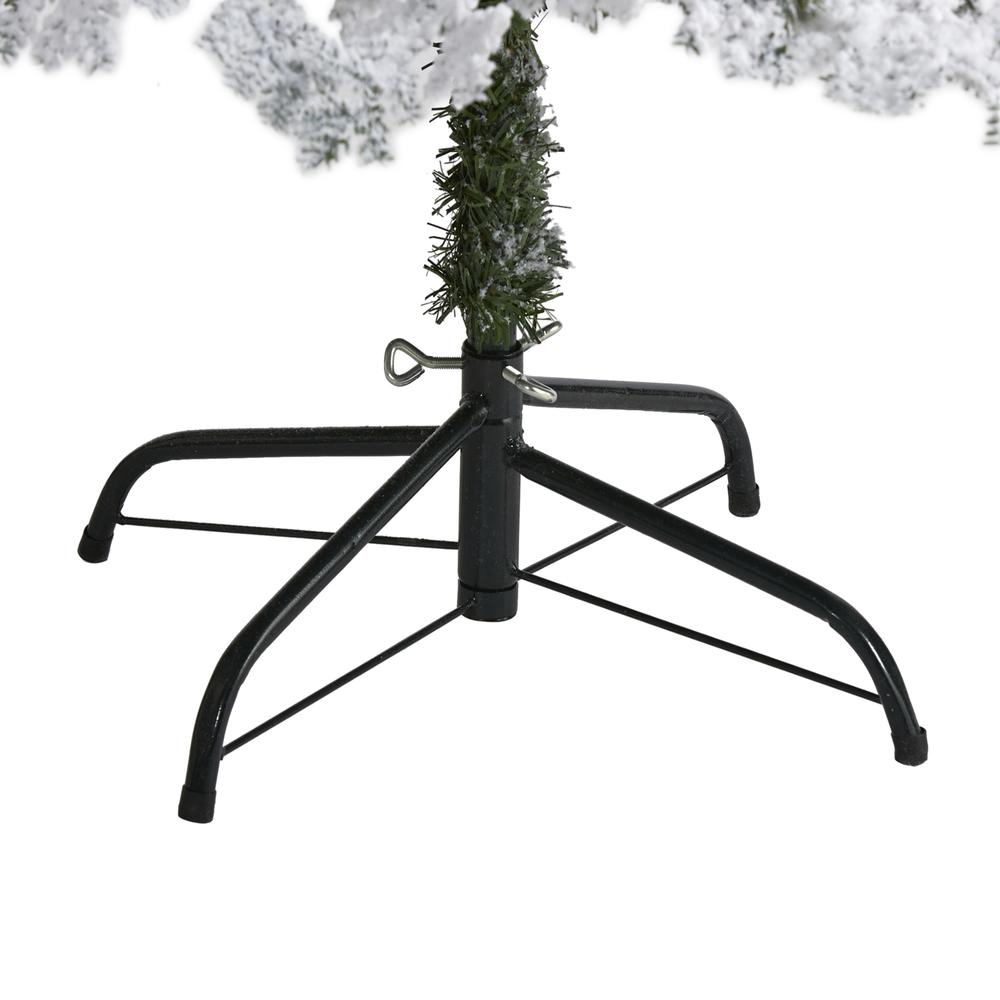 6ft. Flocked Montana Down Swept Spruce Artificial Christmas Tree. Picture 3