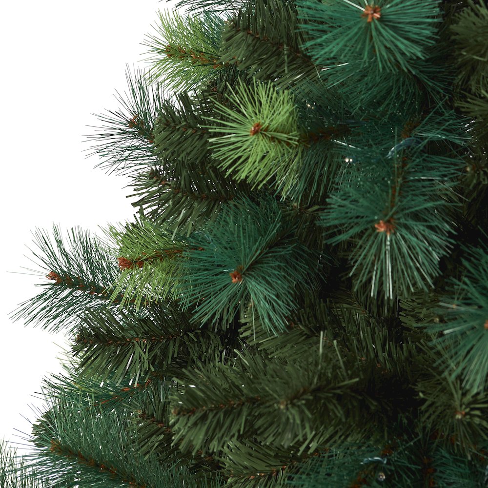 6ft. Assorted Green Scotch Pine Artificial Christmas Tree with 250 LED Lights. Picture 5
