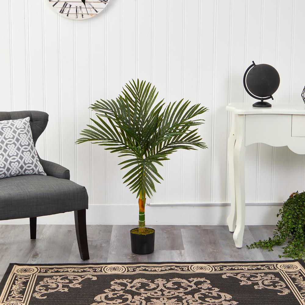 3’ Golden Cane Artificial Palm Tree. Picture 4