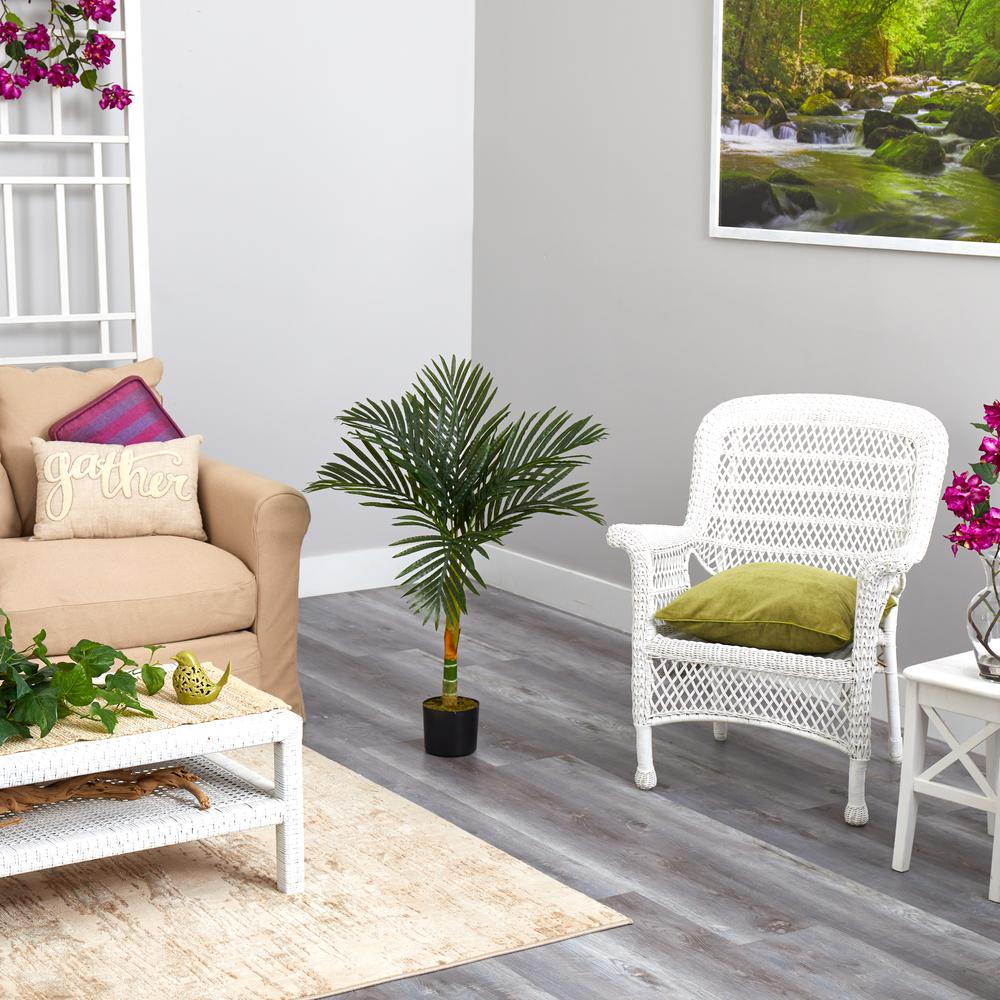 3’ Golden Cane Artificial Palm Tree. Picture 3