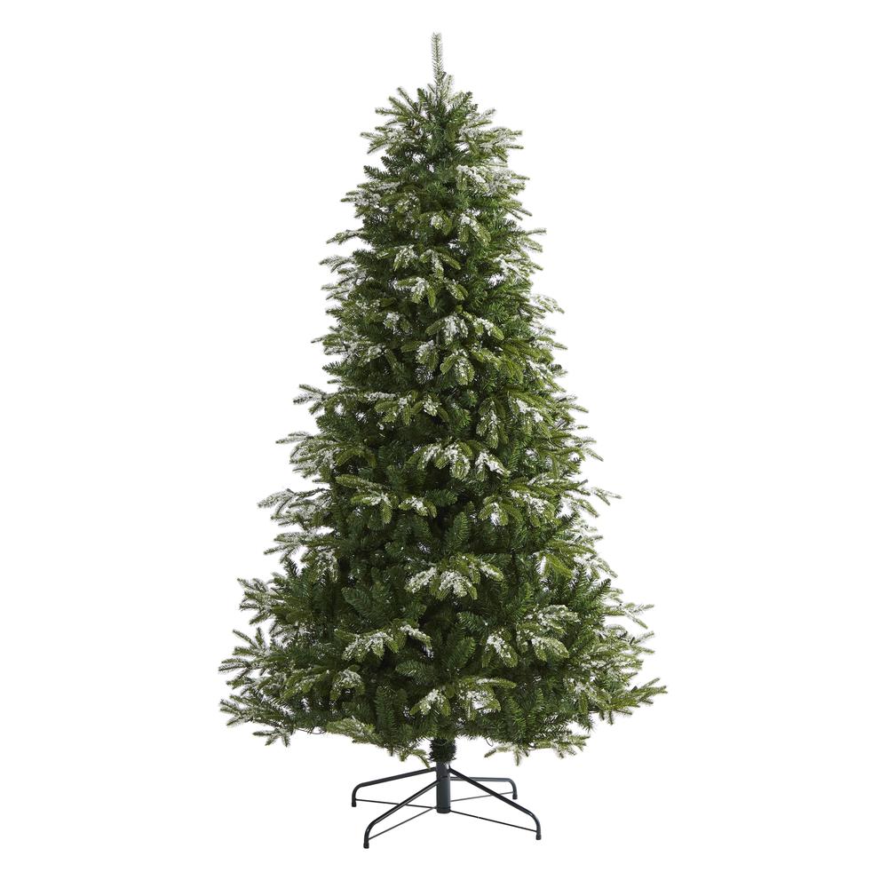7ft. Snowed Grand Teton Artificial Christmas Tree. Picture 3