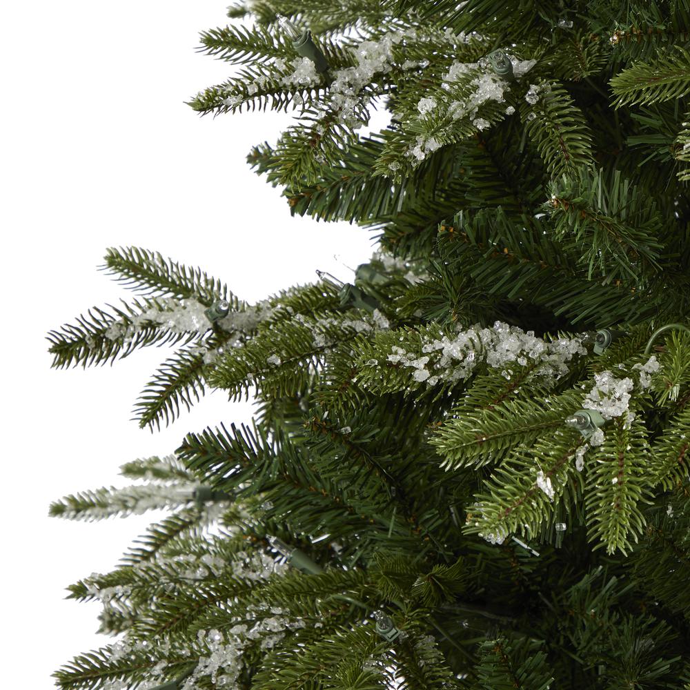 7ft. Snowed Grand Teton Artificial Christmas Tree. Picture 5