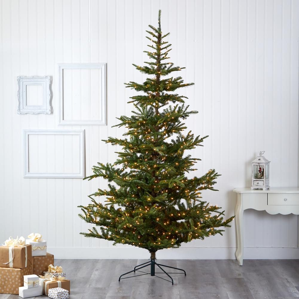 9ft. Layered Washington Spruce Artificial Christmas Tree. Picture 5