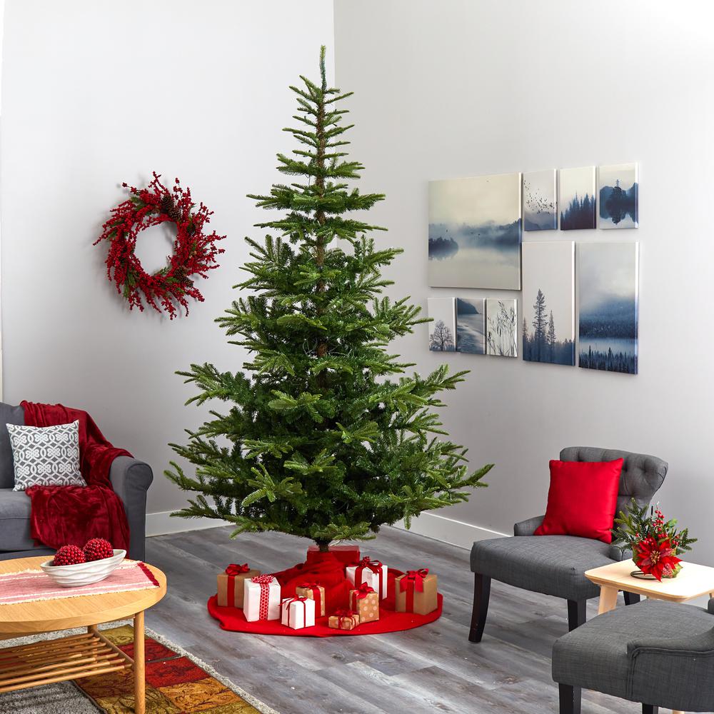 9ft. Layered Washington Spruce Artificial Christmas Tree. Picture 7
