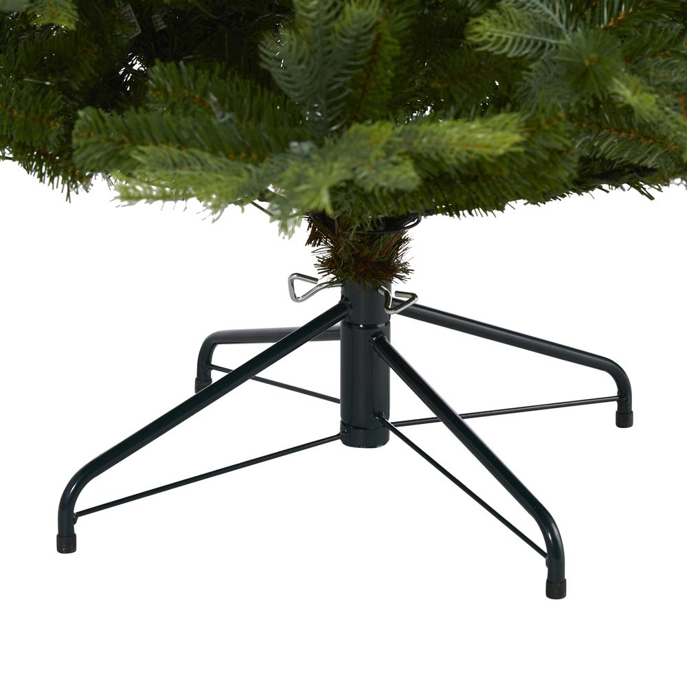 7ft. North Carolina Spruce Artificial Christmas Tree with 450 Clear Lights and 931 Bendable Branches. Picture 3