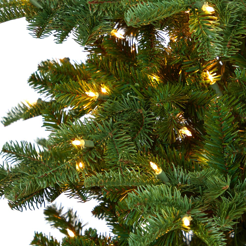 8ft. South Carolina Fir Artificial Christmas Tree with 650 Clear LED Lights. Picture 3