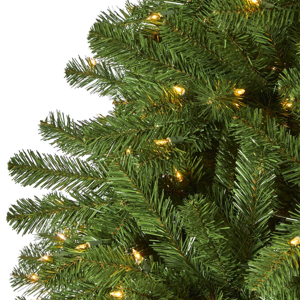 9ft. Virginia Fir Artificial Christmas Tree with 600 Clear Lights. Picture 4