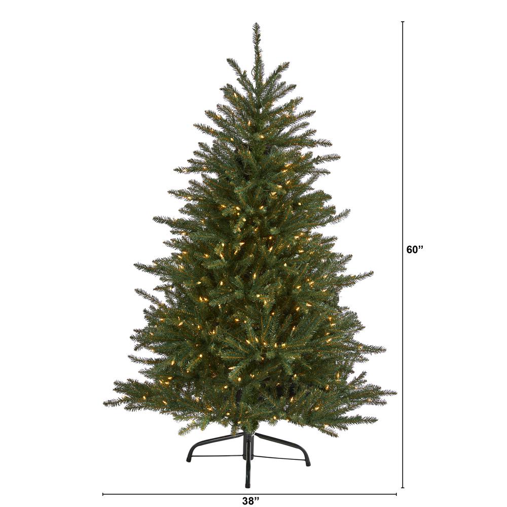 5ft. Napa Valley Fir Artificial Christmas Tree with 350 Clear Lights. Picture 2