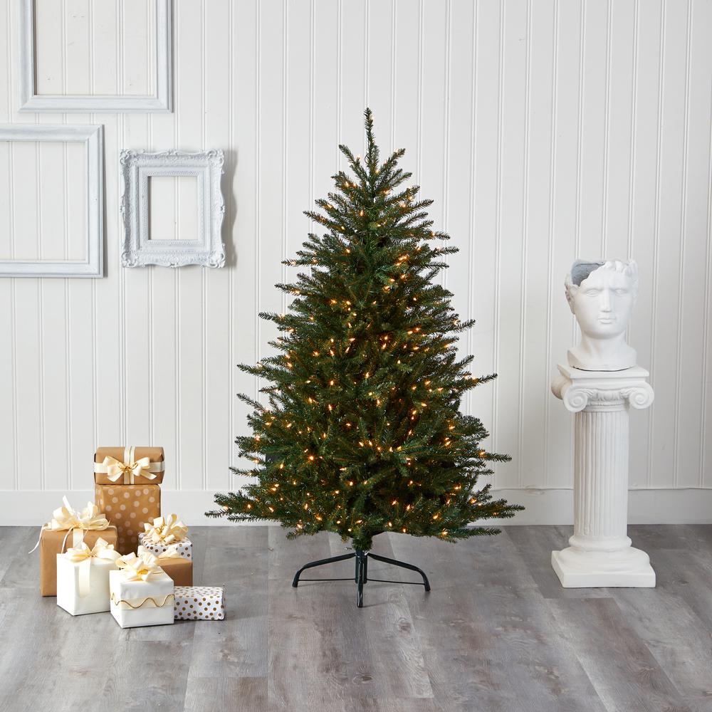 5ft. Napa Valley Fir Artificial Christmas Tree with 350 Clear Lights. Picture 5
