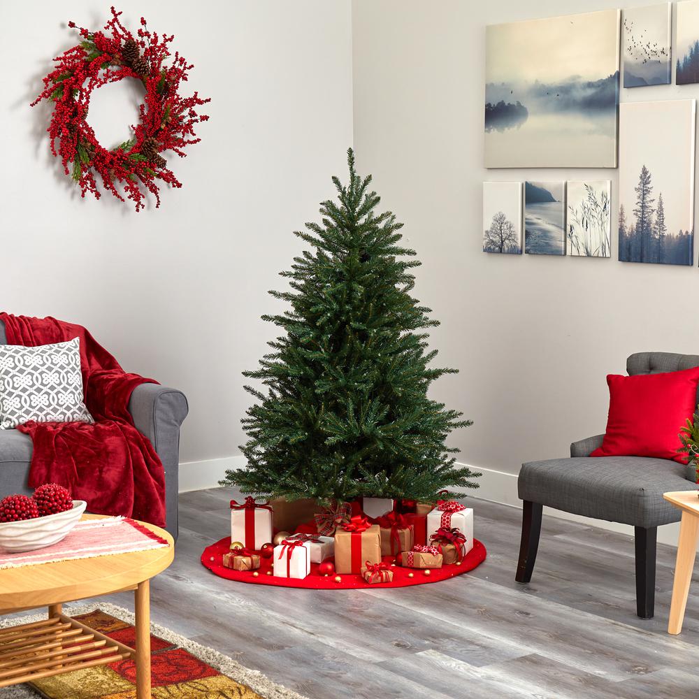 5ft. Napa Valley Fir Artificial Christmas Tree with 350 Clear Lights. Picture 7