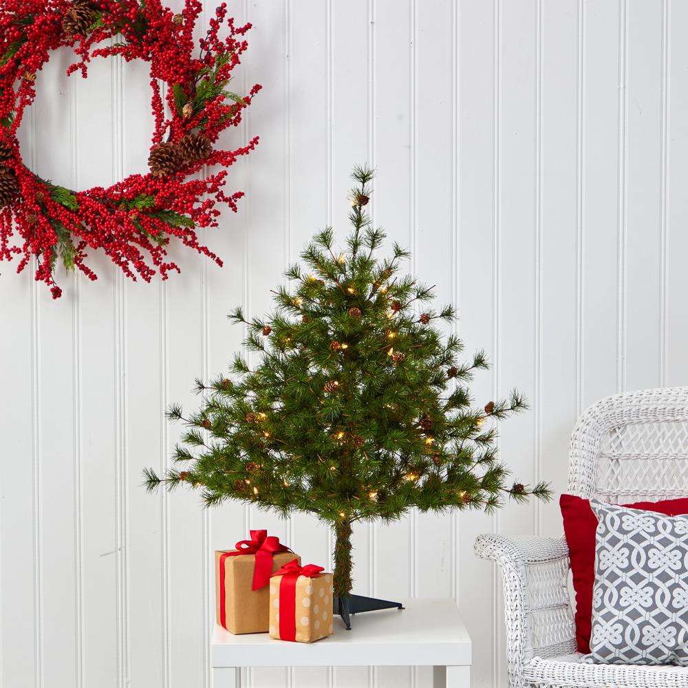 3ft. Colorado Mountain Pine Artificial Christmas Tree with 50 Clear Lights. Picture 5