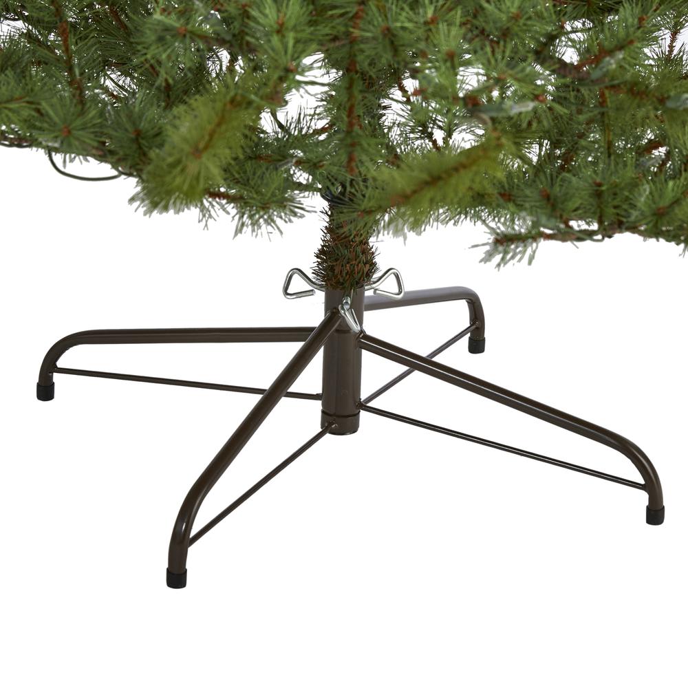 7ft. Vancouver Mountain Pine Artificial Christmas Tree with 450 Clear Lights and 1762 Bendable Branches. Picture 3