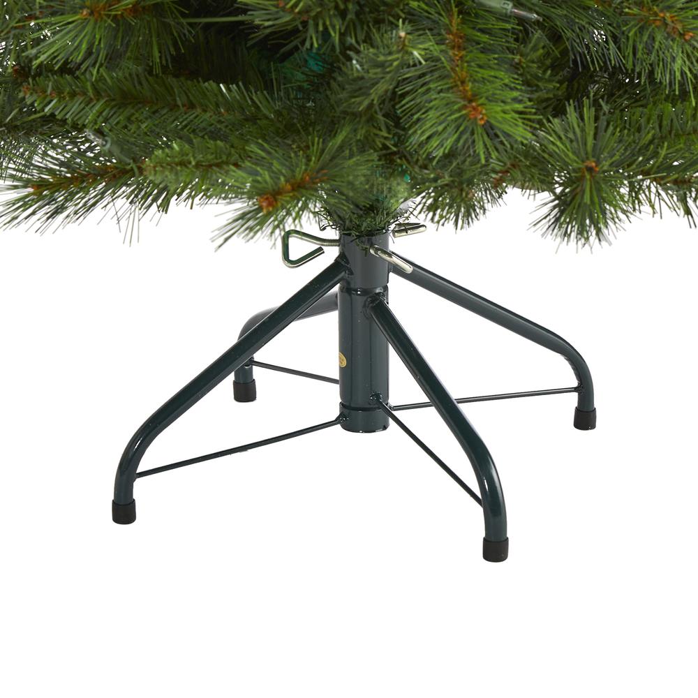 4ft. West Virginia Mountain Pine Artificial Christmas Tree with 100 Clear Lights. Picture 3