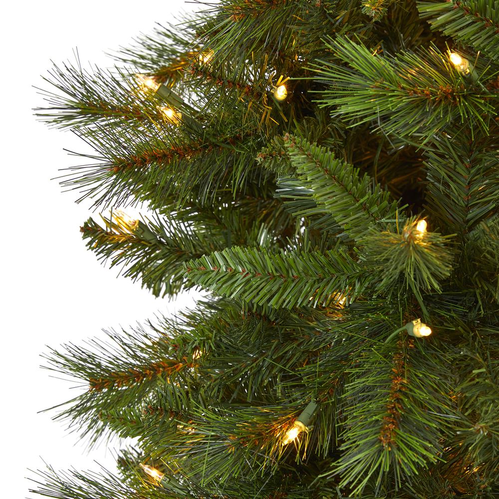 9ft. Slim West Virginia Mountain Pine Artificial Christmas Tree. Picture 5