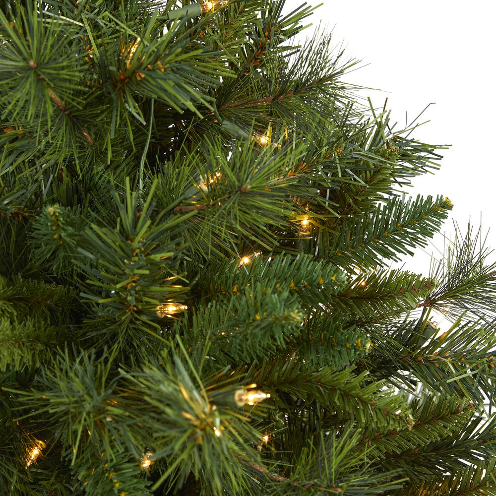 3ft. Wyoming Mixed Pine Artificial Christmas Tree with 150 Clear Lights. Picture 4
