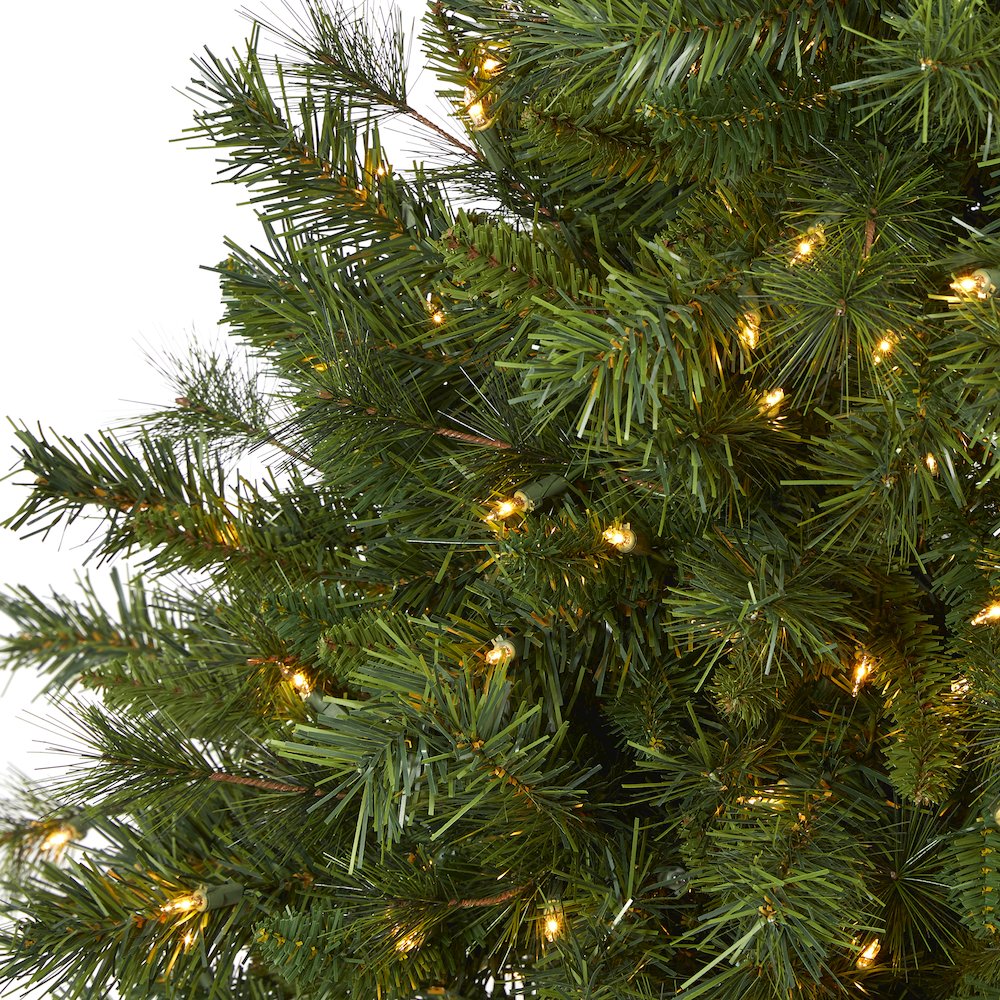 4ft. Wyoming Mixed Pine Artificial Christmas Tree with 250 Clear Lights. Picture 3