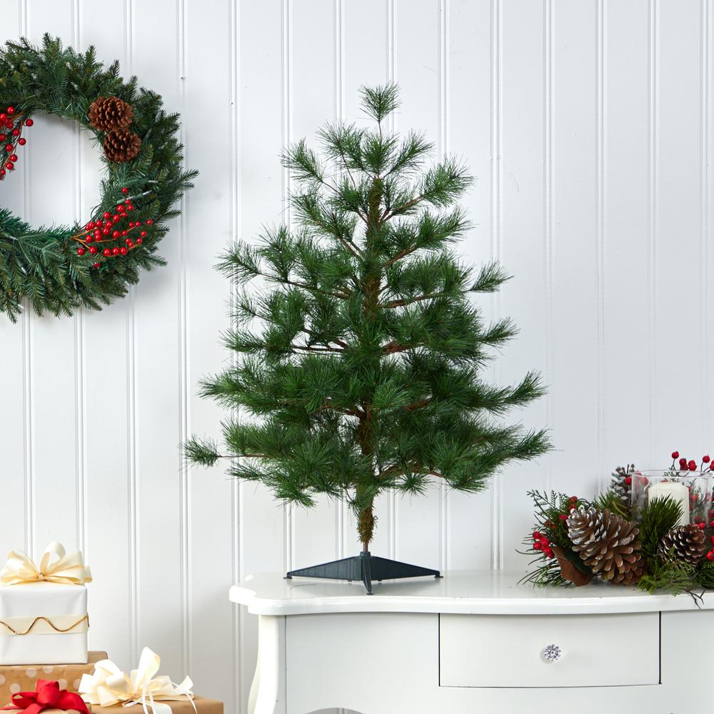 3ft. Yukon Mixed Pine Artificial Christmas Tree with 213 Bendable Branches. Picture 5