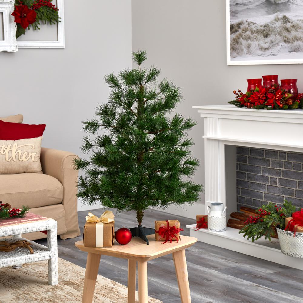 3ft. Yukon Mixed Pine Artificial Christmas Tree with 213 Bendable Branches. Picture 6