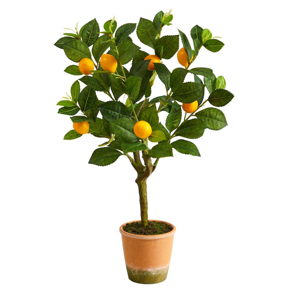 24in. Lemon Artificial Tree. Picture 1